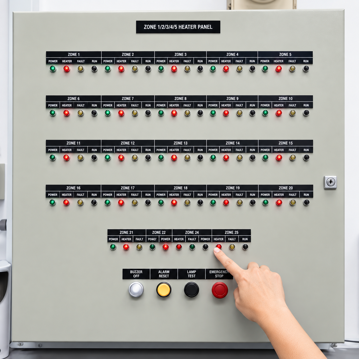 IoT heater panel monitored for anomaly detection